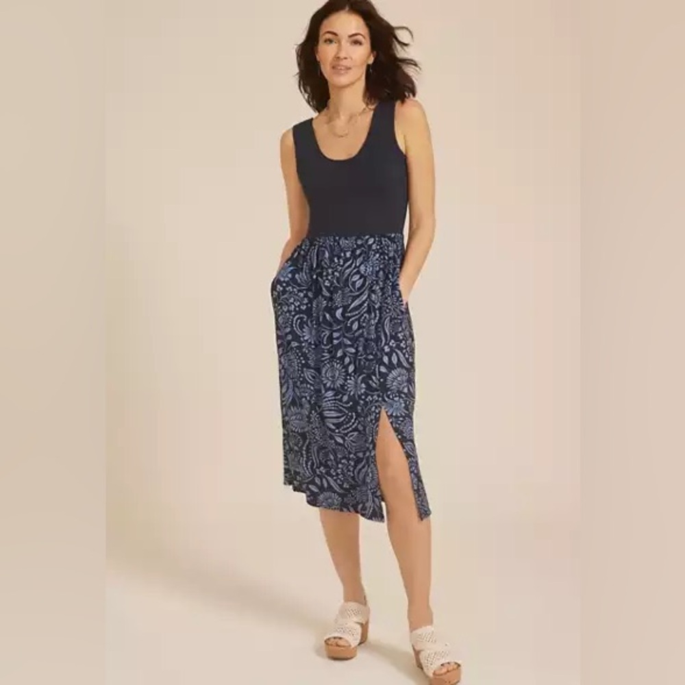 🆕 NWT Maurices 24/7 Front Slit Midi Dress
